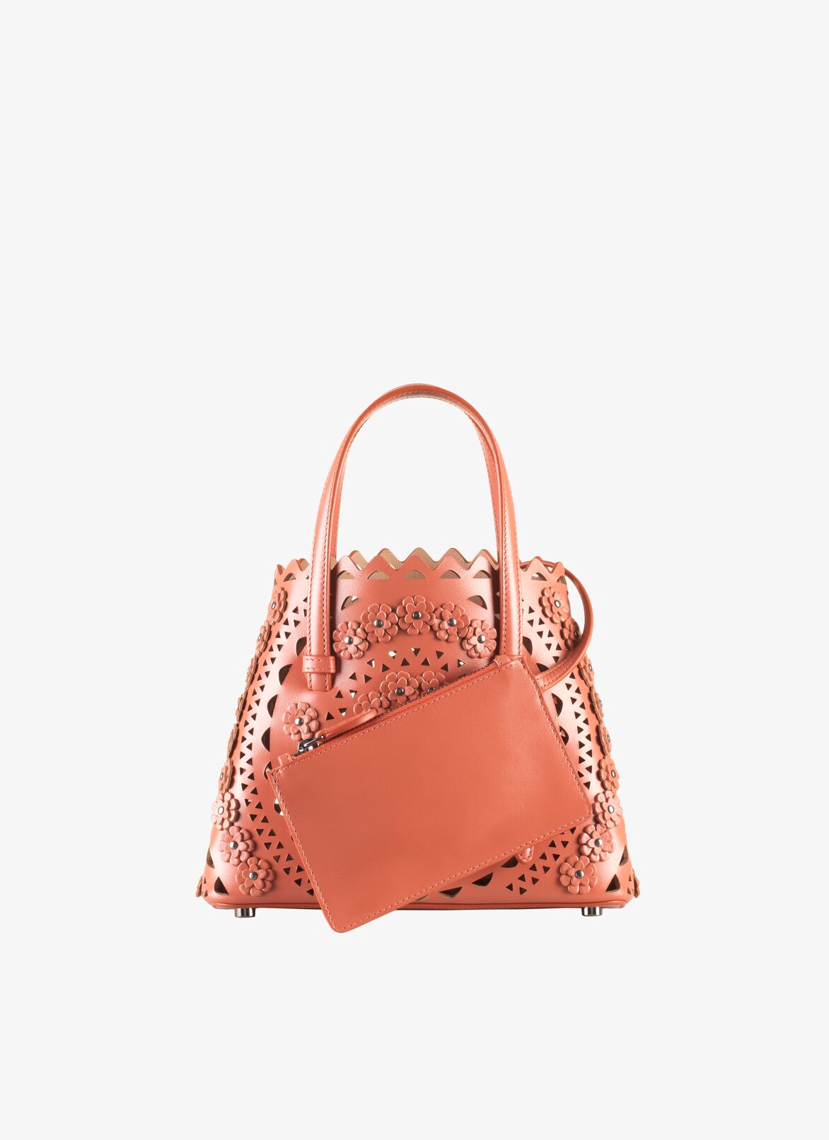 Mina 20 Tote Bag ALAÏA BEIGE MINA 20 TOTE BAG